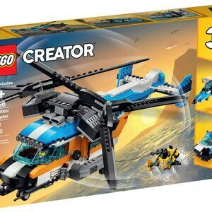 BNIB Lego Creator Twin-Rotor Helicopter Set 31096 / 569 pieces